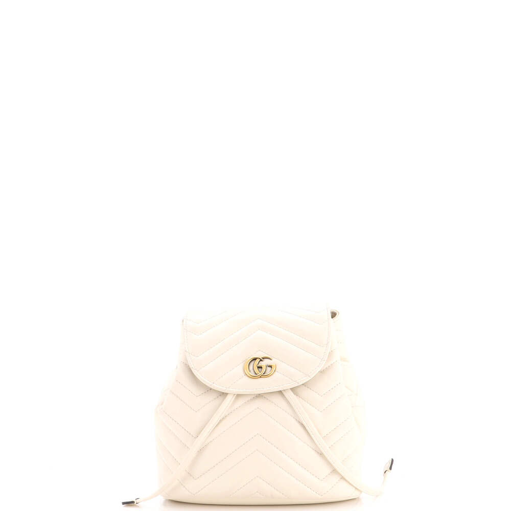 Gucci Mini GG Marmont Drawstring Backpack
